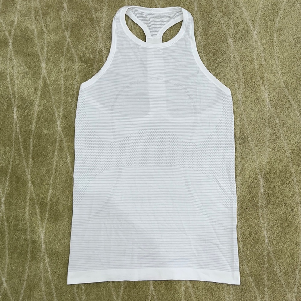 Lululemon White Tank Top